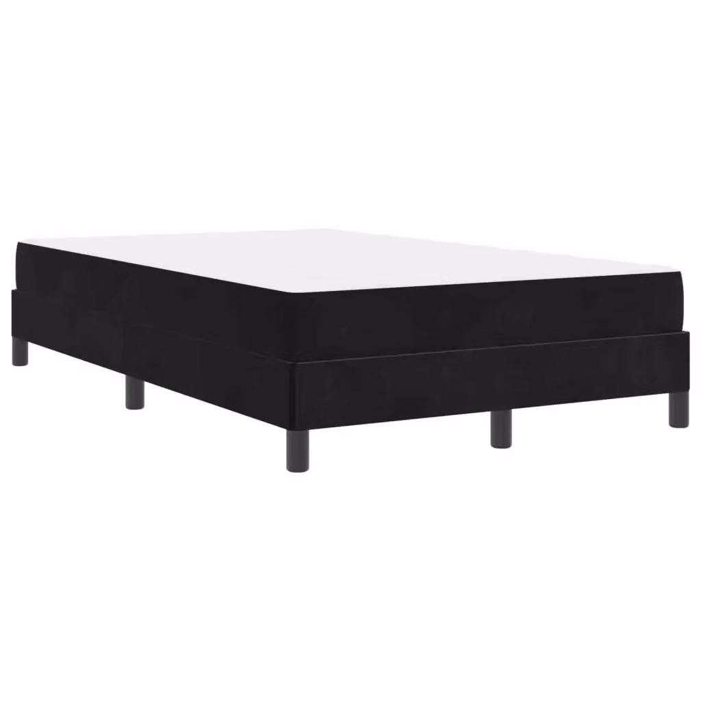 Letto a molle con materasso vidaXL Nero L/P/H: 120 x 200 x 45 cm – 2