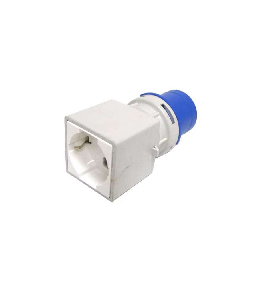 Adattatore Spina Cee 2P+T e Presa Schuko                   Rosi