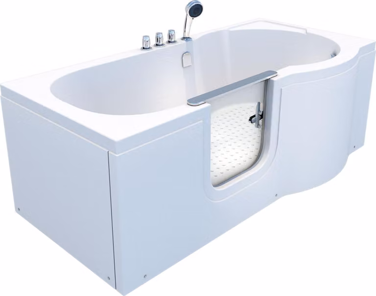 Vasca senior con porta S12-TH-L Vasca da bagno 170x85cm