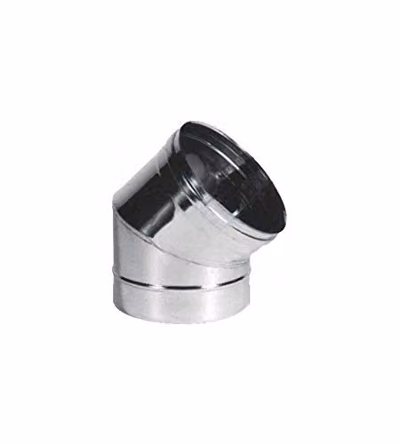 Gomito Inox Settori 45° 13 cm Maral