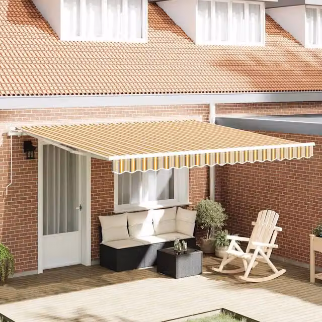 Tenda retrattile Multicolore 400 × 350 cm 3330767