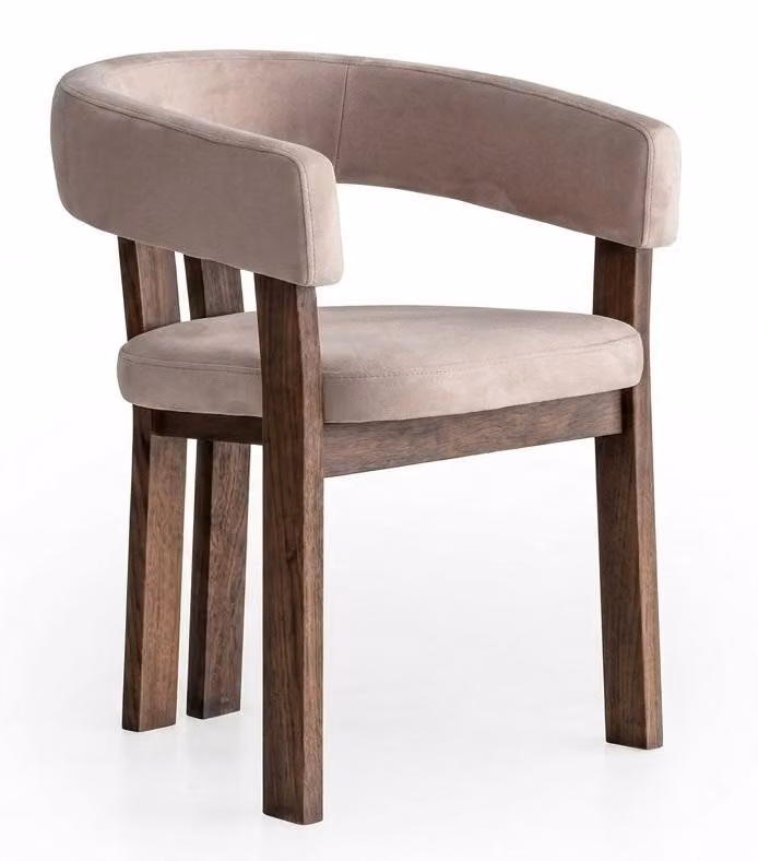 Sedia, stile moderno, beige, marrone, confortevole, lussuosa, elegante, pratica
