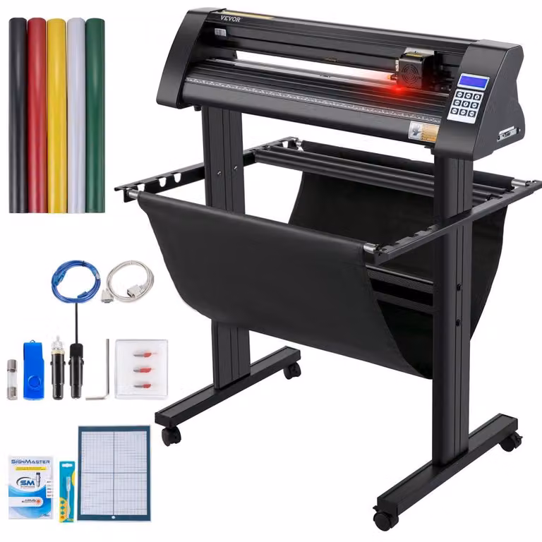 Tagliacarte in vinile, larghezza di taglio 870 mm, potenza 95 W, materiale: lega di alluminio