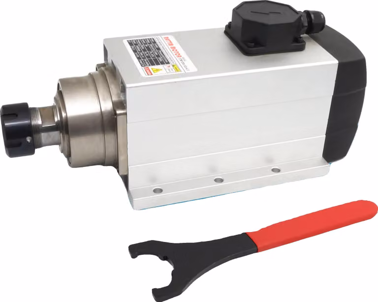 Motore mandrino CNC, potenza 6 kW, raffreddamento ad aria. Solo mandrino da 6 kW