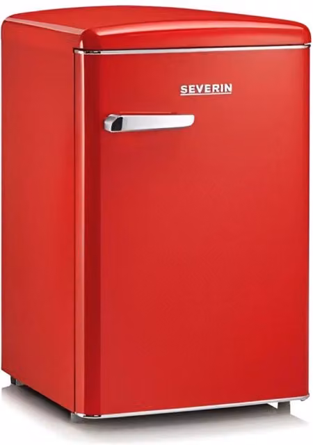 Severin Frigorifero Tavolo Retrò Rks 8830 Rosso
