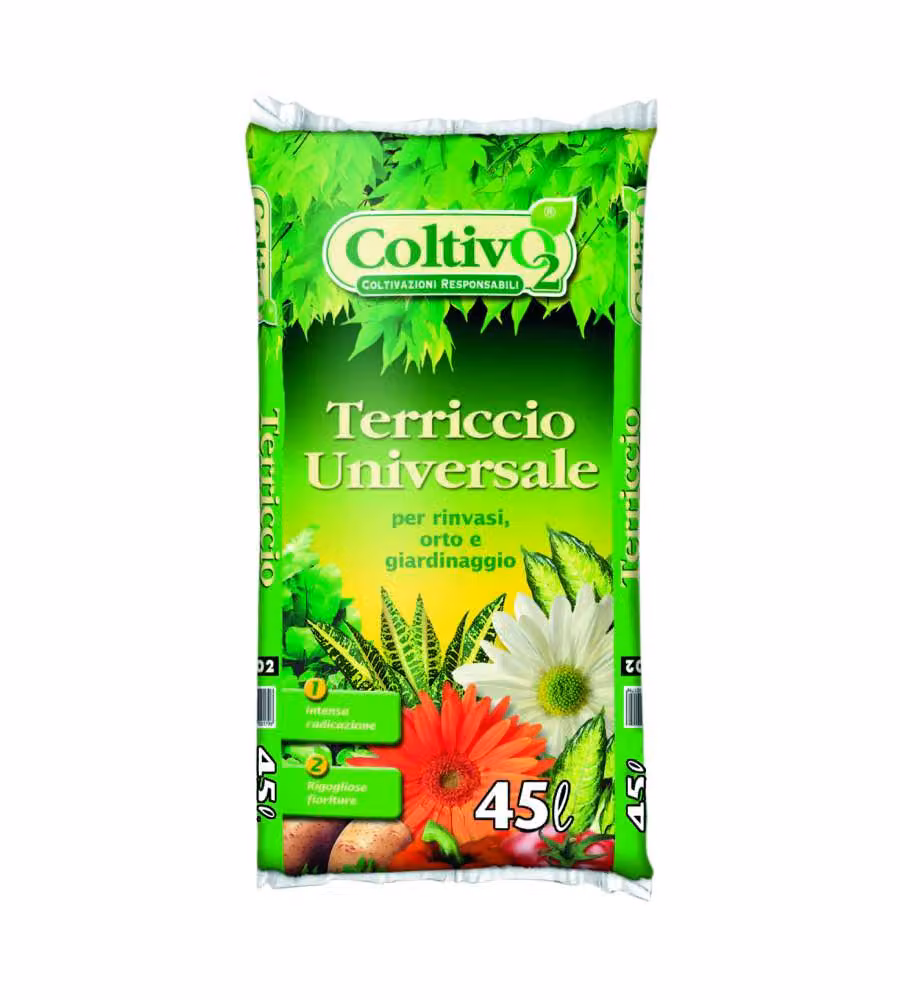 Terriccio Universale Coltivo - 45 l - Pronto all'Uso