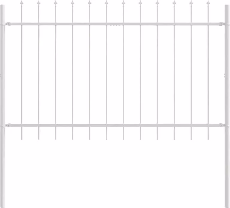 Recinzione per Giardino Woerden Bianco 1,7 x 0,8 m