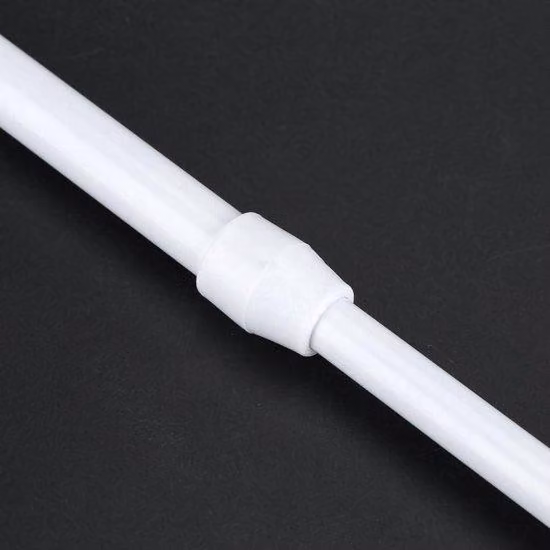 Supporto regolabile per tenda da doccia, 30-50 cm - Forte resistenza alla trazione - Tenuta sicura - Accessorio per il bagno - Barra estensibile - Dispositivo per tende da doccia - Decorazione per finestre e armadi