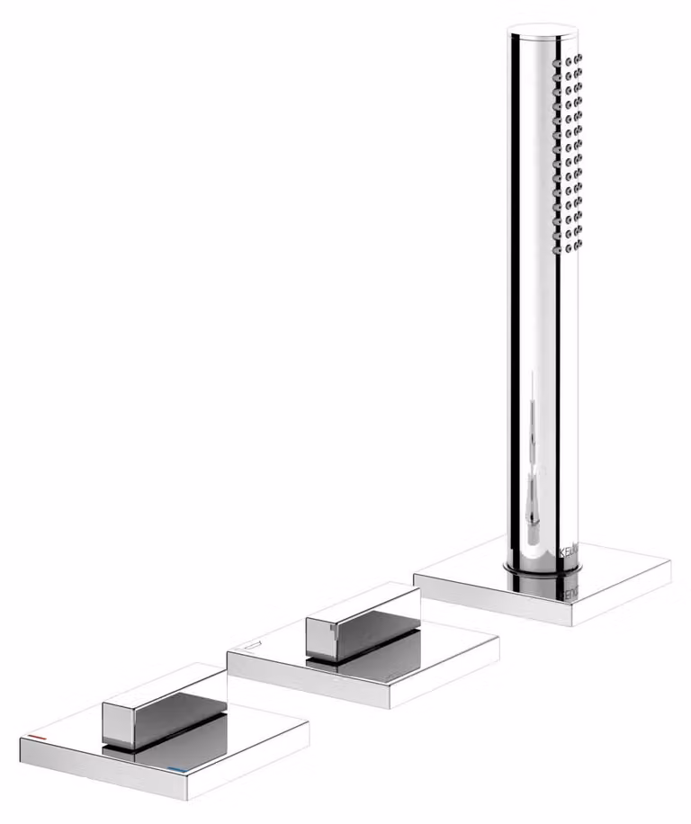 Keuco Edition 11 Miscelatore per vasca a 3 fori cromato - 51130010500