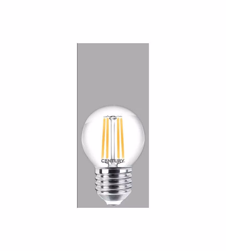 Century Italia Lampadina LED Sfera E27 6,5W Luce Calda 2700K 1055lm