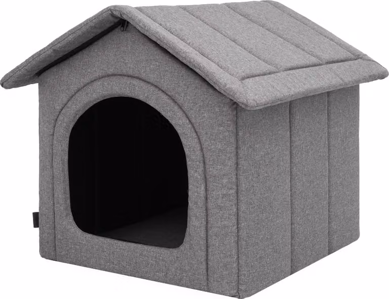 Cuccia per cani, angolo per cani, zona relax, gabbia, rifugio per animali, gabbia per cani, cuccia per animali domestici, gabbia per animali domestici - 70 x 60 x 63 cm [Misura: R5] - Grafite, tela ecologica