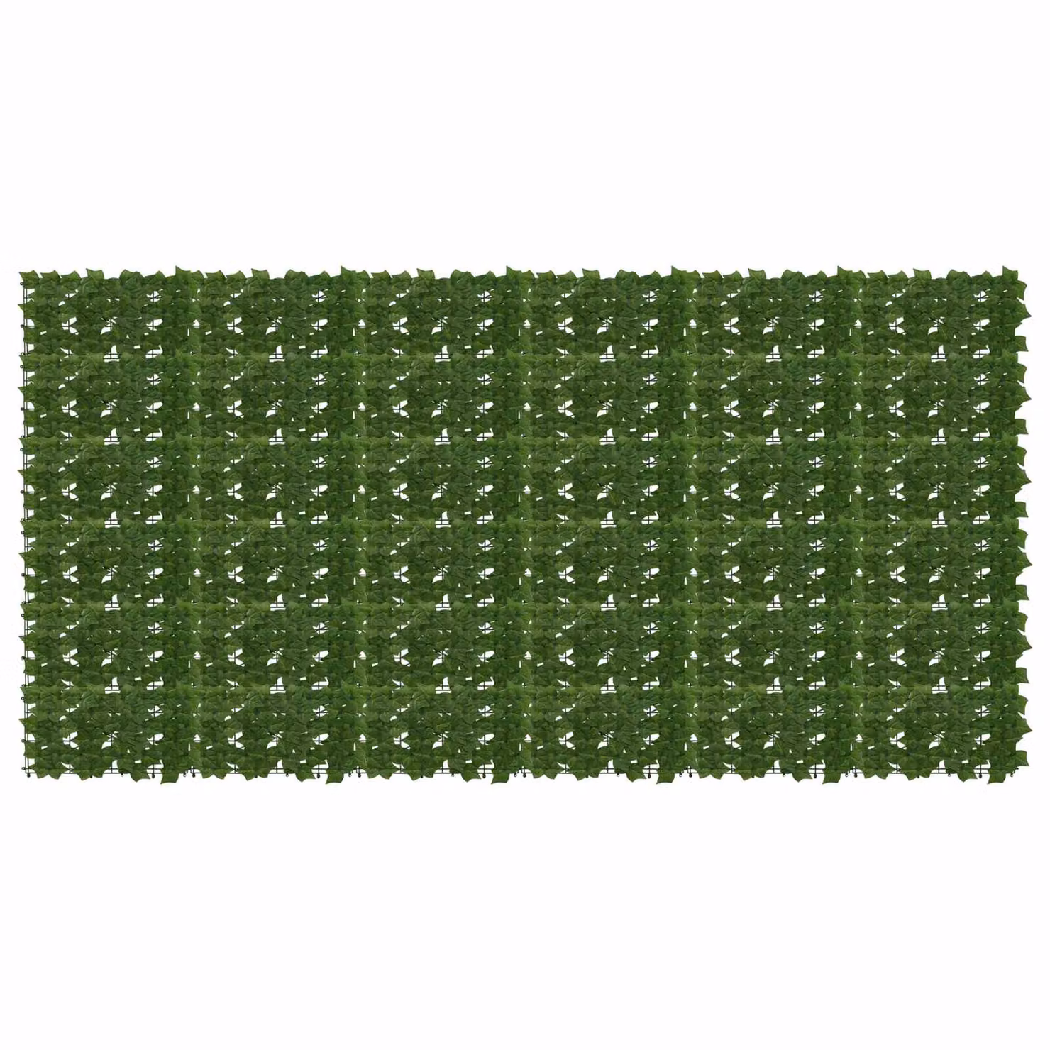 vidaXL Schermo per balcone con siepe artificiale verde L: 300 cm, H: 150 cm