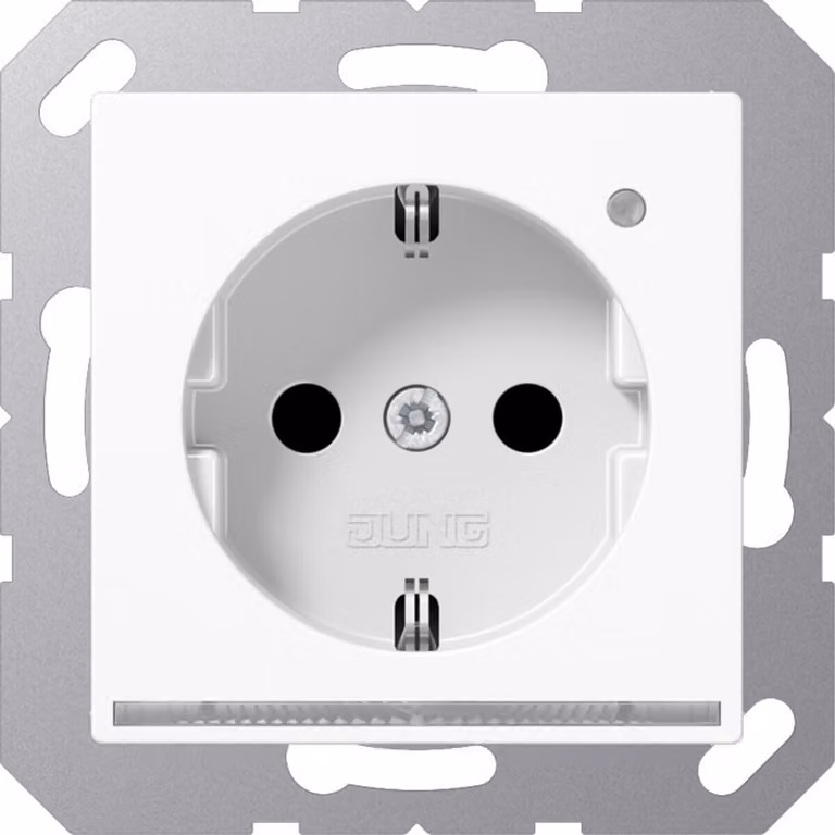 A 1520-O WW LNW SCHUKO-Steckdose 16A 250V LED-Orient.licht ws - SCHUKO-Steckdose - 16 A 250 V ~ (A1520-OWWLNW)