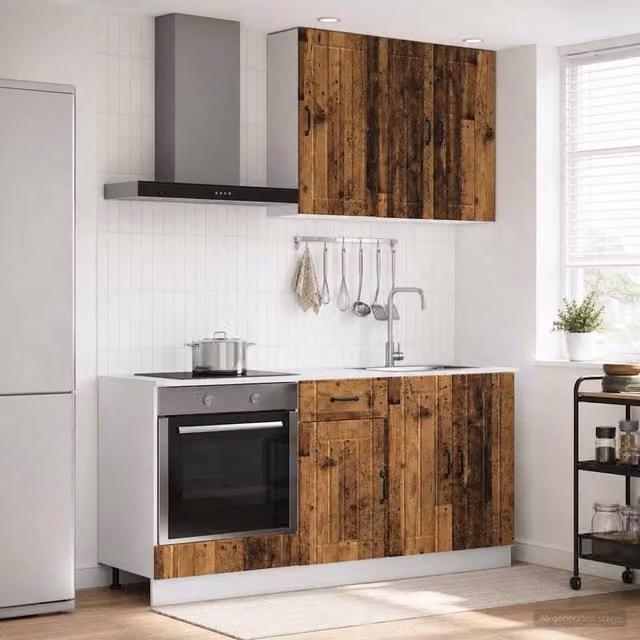 Unità Cucina LUCCA 5 pz Legno antico Legno ingegnerizzato 3438263