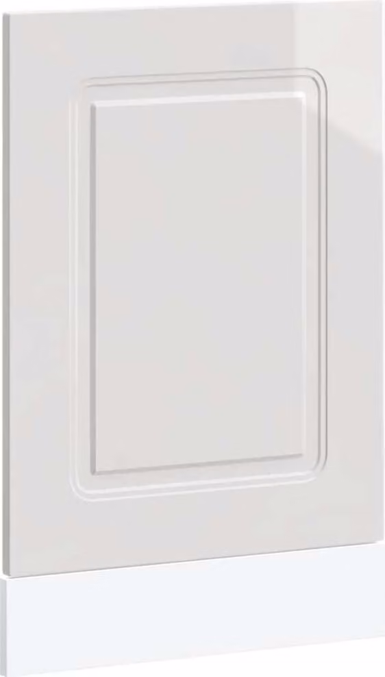 Pannello Lavastoviglie Kalmar Bianco Lucido 45x1,5x57 cm
