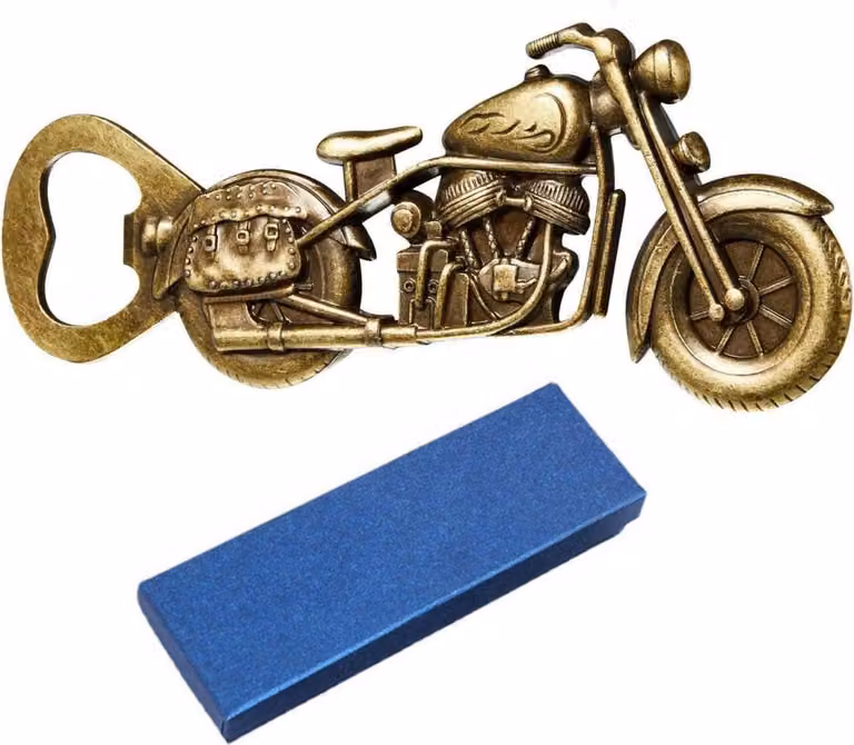 Motorbike Beer Opener Regali Uomo Natale Vintage Festa del Papà Calendario dell'Avvento