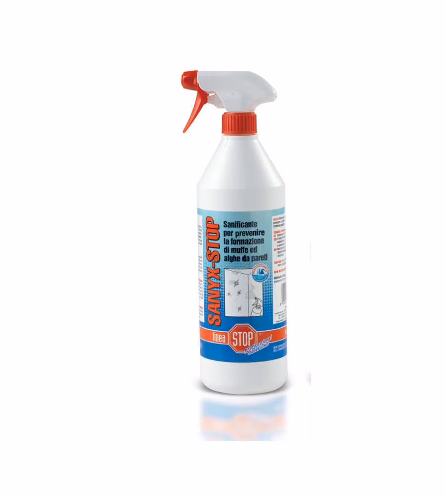 Sanix Antimuffa Spray 500 ml - Prevenzione Muffe e Alghe Interni Esterni
