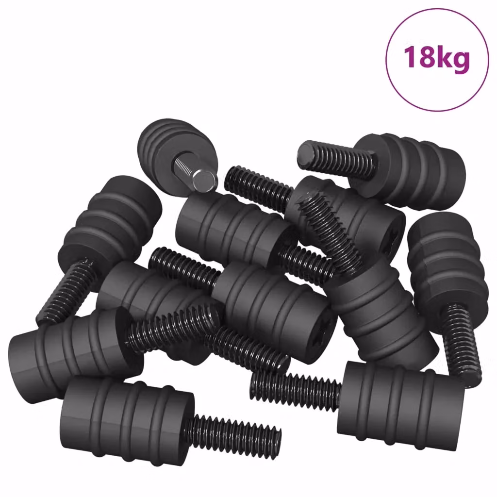 Set di viti di standoff vidaXL in acciaio galvanizzato e nylon, colore nero, M4 – 2
