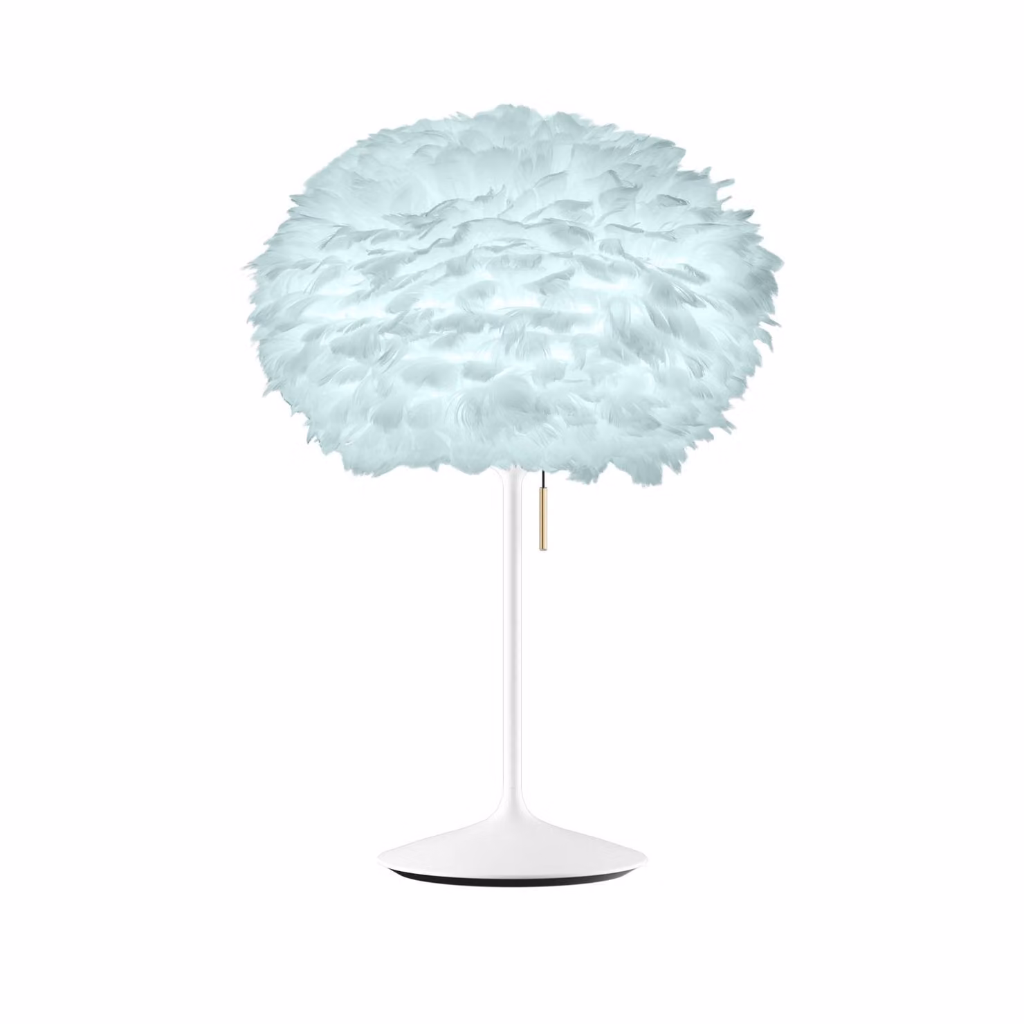 UMAGE Lampada da tavolo di design Eos mini, Blu, Soggiorno / Sala da pranzo, Alluminio, Design, Lampada da tavolo