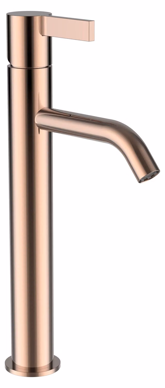LAUFEN Mitigeur de lavabo sur pied Kartell, bec fixe, sans robinet de vidange, saillie 125 mm, H3113380821201, H3113380821201