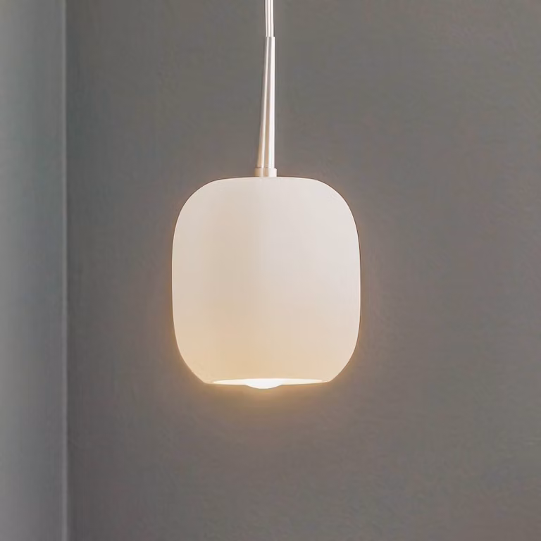 Casablanca Lampada a sospensione Murea, dimmerabile, Bianco / Opale, Soggiorno / Sala da pranzo, Vetro, Moderno, Lampada a sospensione