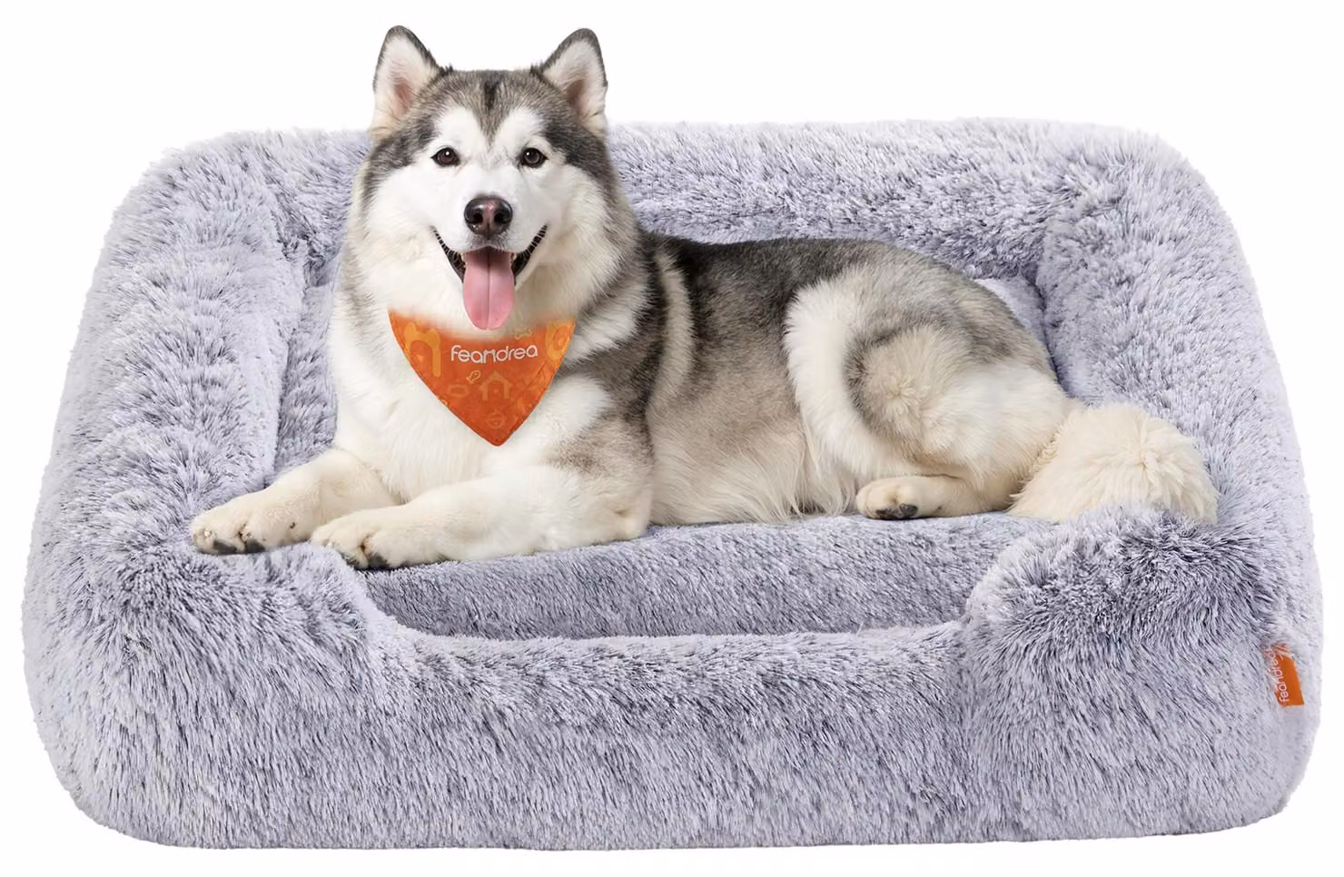 Cuccia per cani XXL, dimensioni 120 x 85 x 23 cm - Imbottitura morbida - Tessuto in poliestere felpato - Uso interno - Letto per cani rettangolare