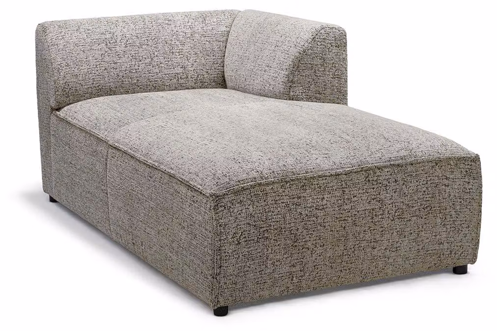 Elemente componibili Brick Modul L, lato destro, colore grigio tortora