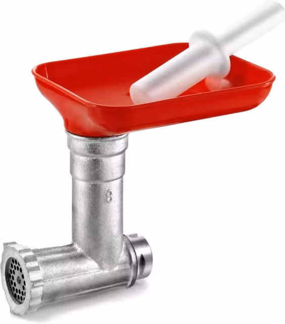 Accessorio Tritacarne TC 8 con tre spade, colore rosso