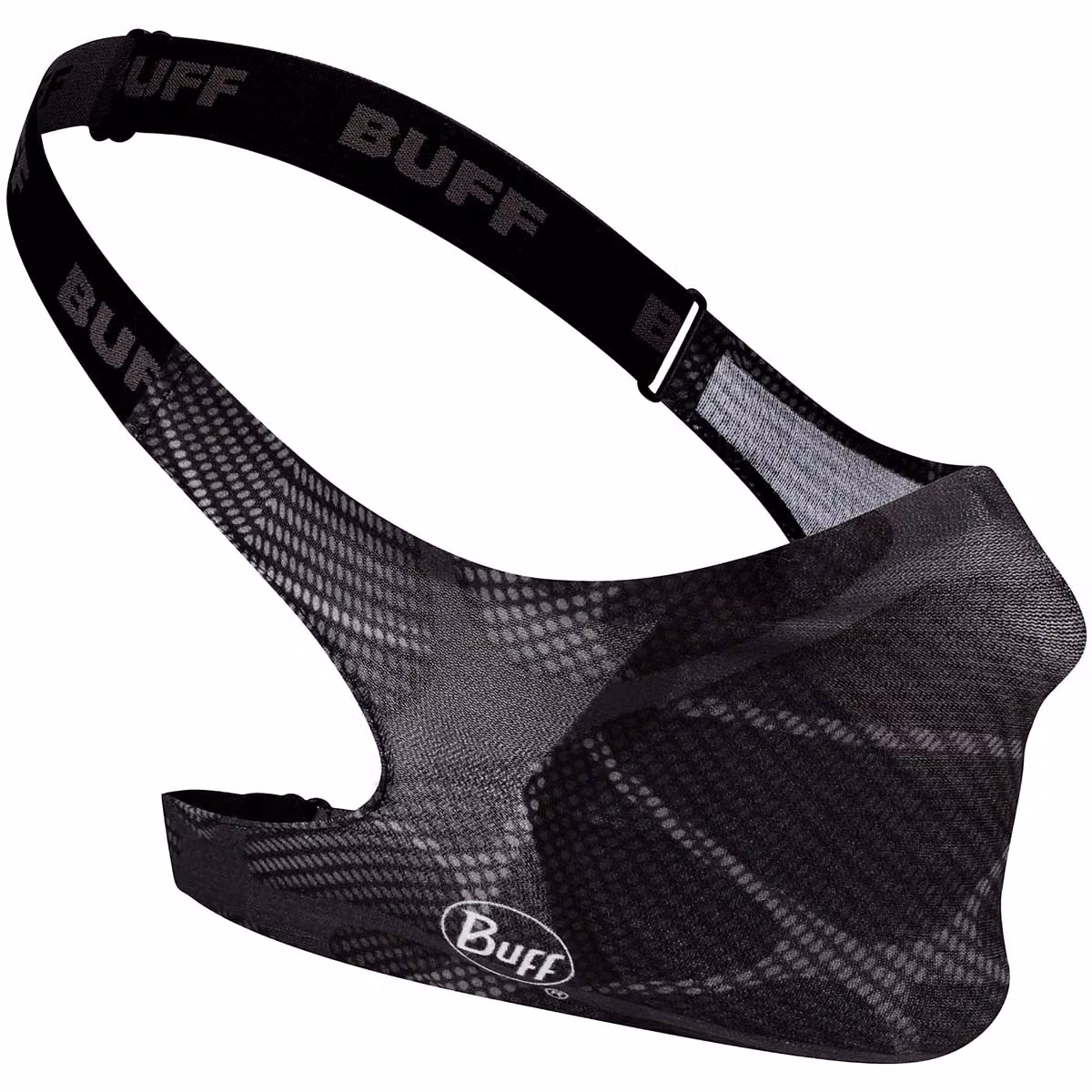 Mascherina protettiva naso-bocca BUFF con filtro ape-x, colore nero