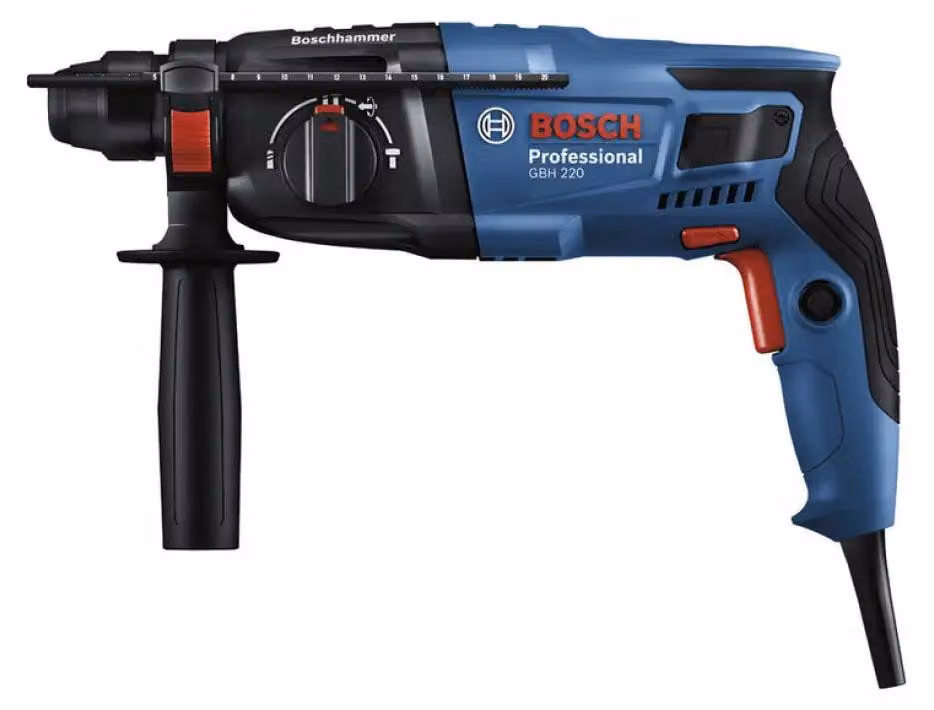 Perforatore BOSCH PROFESSIONAL GBH 220 2.00 J, SDS PLUS, 720 W, valigetta