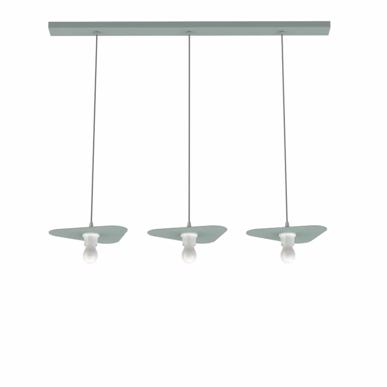 Lampada A Sospensione Cloud Lineare A 3 Luci, Monocolore Opaca