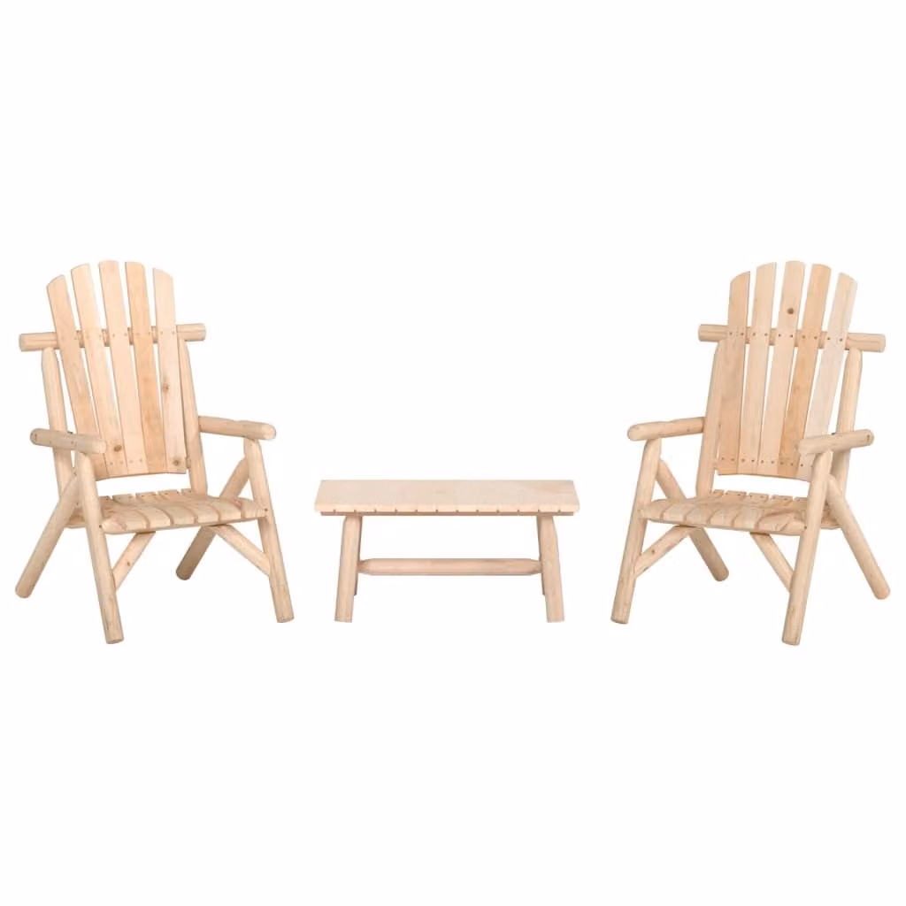 Maison Exclusive - Set da giardino a 3 pezzi in legno massello di abete rosso