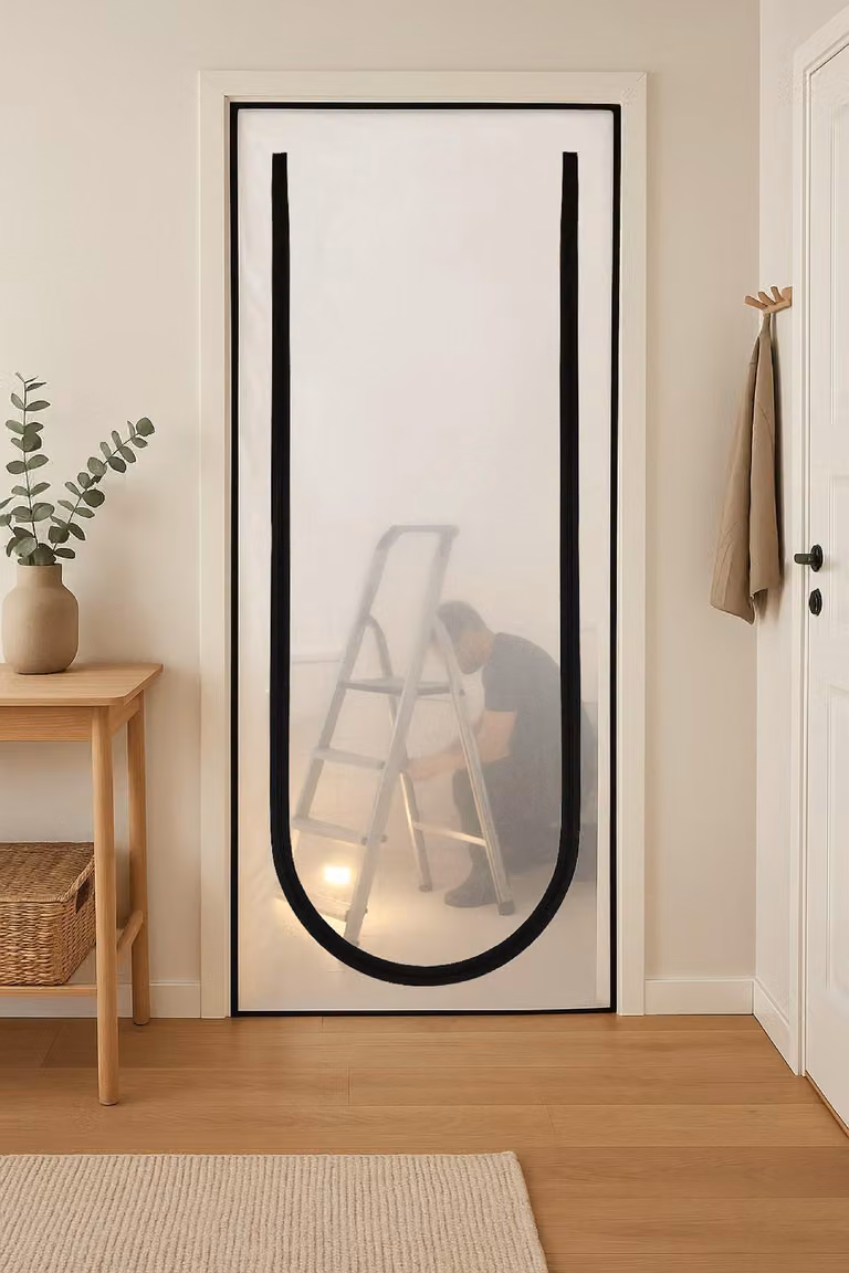 Protezione antipolvere per aperture di porte, tipo U, 220 x 120 cm