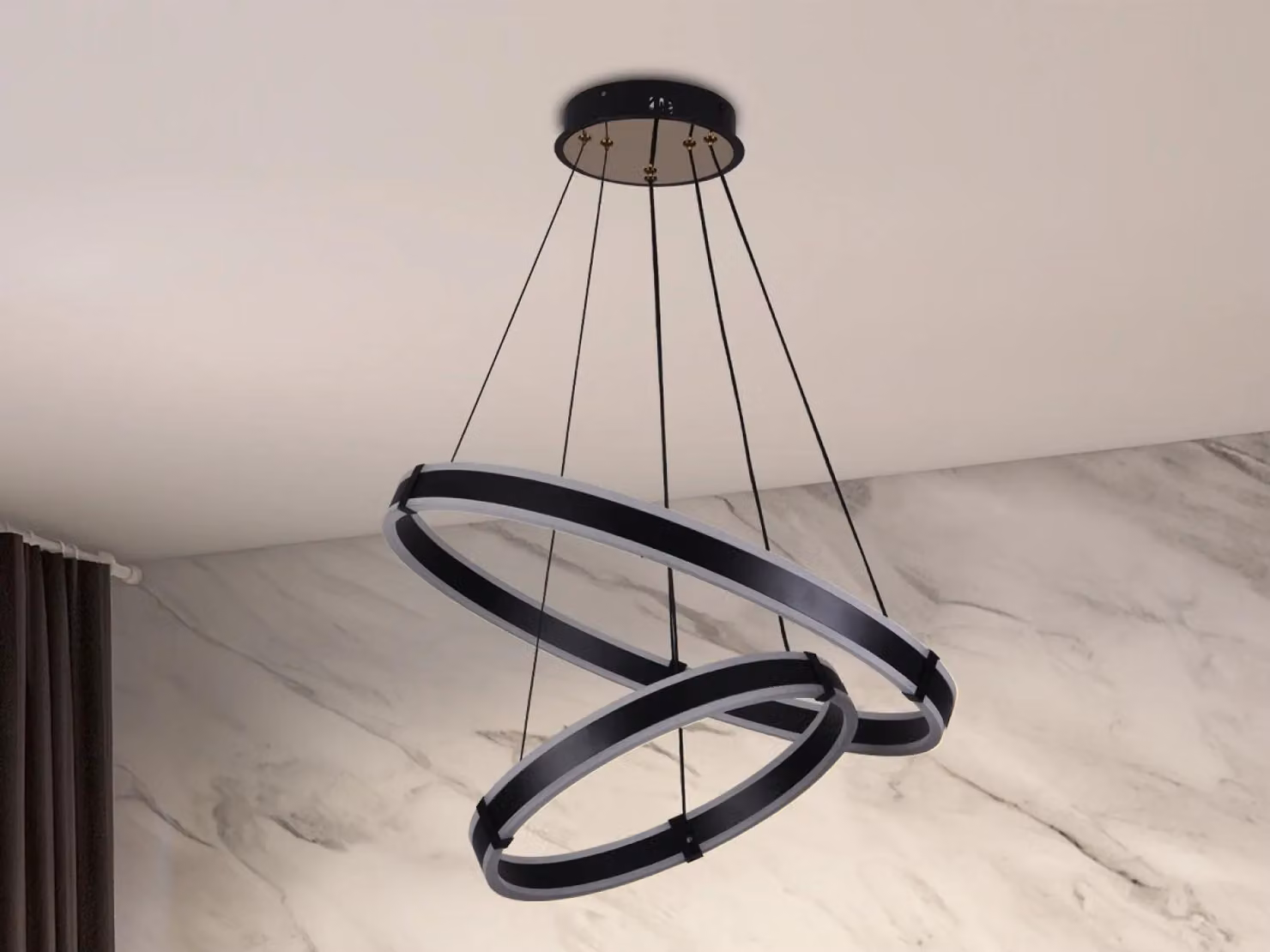 Lampada a sospensione a LED con telecomando, 140W - J4339/B