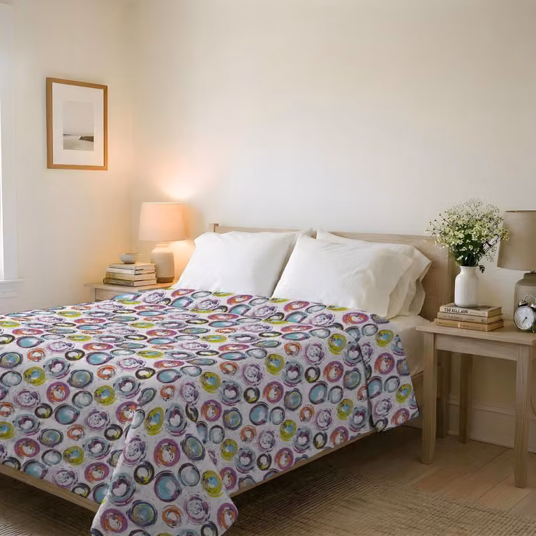 Copertura per letto estiva in microfibra, 250x240 cm