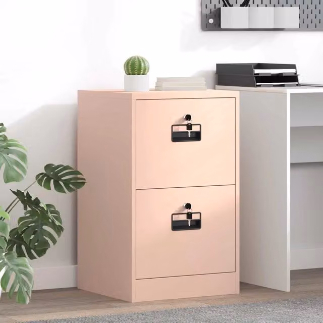 Armadio per File con cassetto Rosa 45,5 x 42 x 74,5 cm 891611