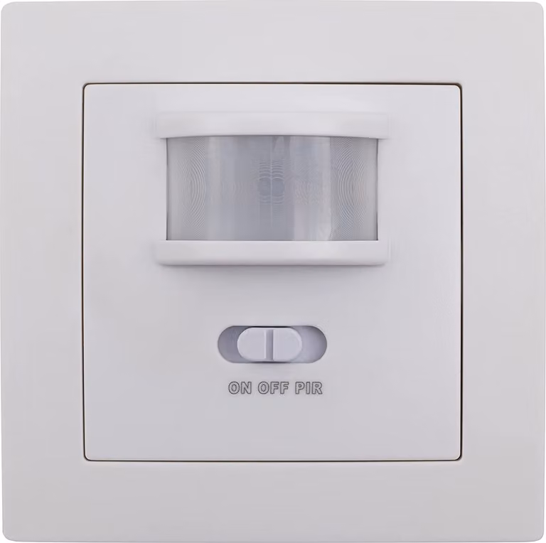 Rilevatore di movimento IR da incasso McPower "Flair", 160°, 750W, adatto ai LED, bianco, opaco
