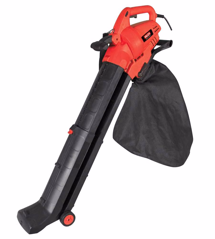Valex Aspiratore Soffiatore Elettrico 3000W Rosso - Potenza 3000W - 112 cm