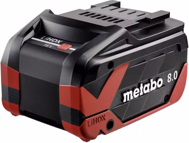 Batteria Metabo 18V 8,0 Ah LiHDX colore nero – 1