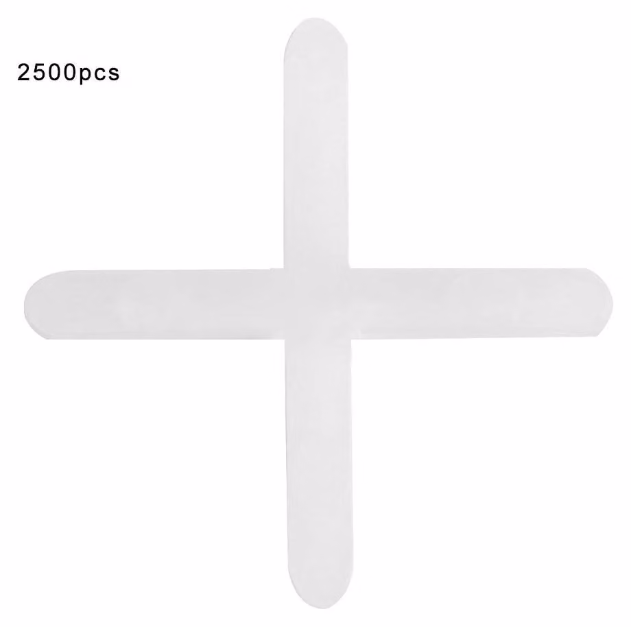 2500 distanziatori in plastica per piastrelle in Vetroceramica, sistema di livellamento riutilizzabile per idraulici, disponibili in diverse misure: 1 mm, 1,5 mm e 1,5 mm