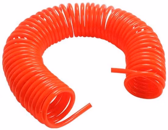 Tubo flessibile in poliuretano per aria compressa, lunghezza 3 metri, a spirale, con connettori SP20/PP20 per un collegamento rapido