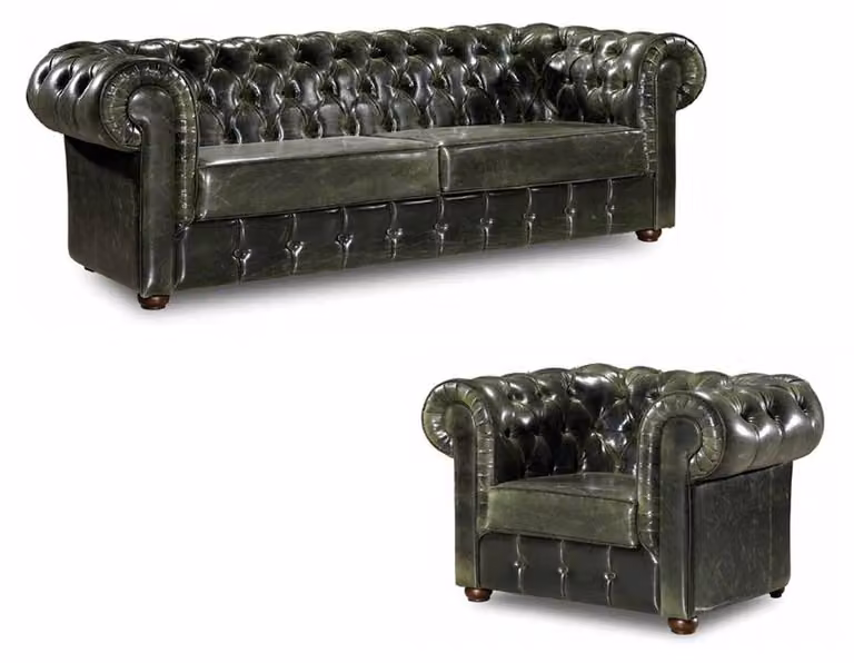 Luxus Sofagarnitur 3+1 Sitzer Couch Polster Dreisitzer Set 2tlg Sitzpolster
