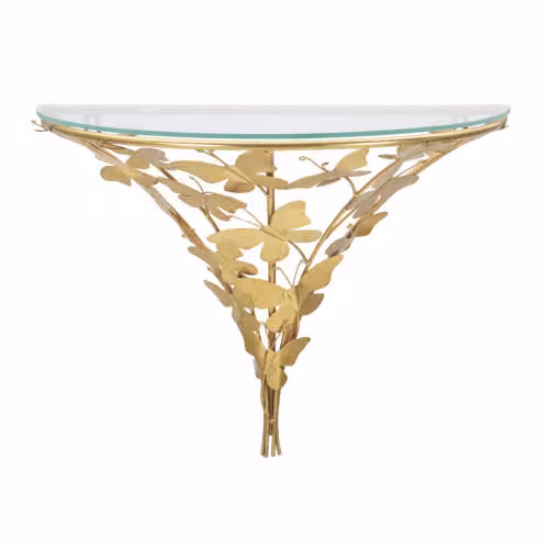 Comodino da muro BUTTERFLIES cm 44,5X24,5X34,5 Mauro Ferretti