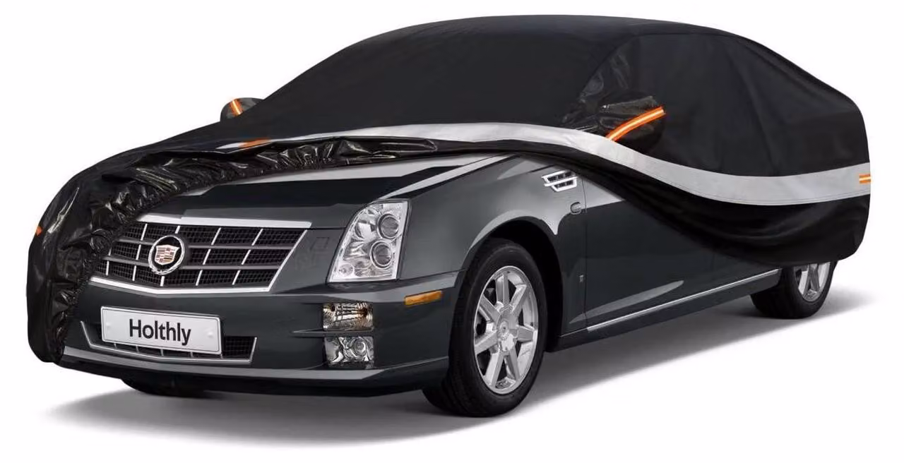 Copertura impermeabile per auto, compatibile con Cadillac STS (2004-2012), con 10 strati per la protezione completa in garage