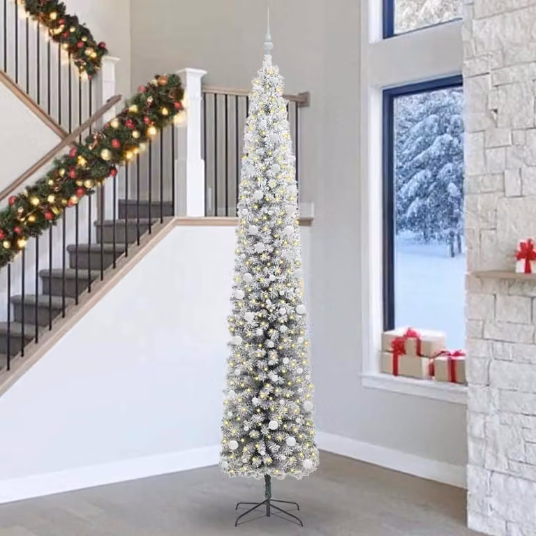 Maison Exclusive - Albero di Natale artificiale con 300 LED e supporto, verde, 300 cm