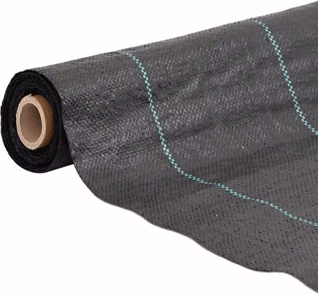 Membrana antierbacce nera vidaXL in plastica per giardino ornamentale 4 x 50 m