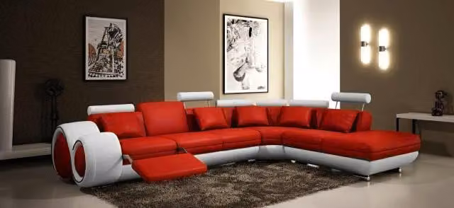 LEDERSOFA LEDERCOUCH ECKSOFA GARNITUR SOFA COUCH WOHNLANDSCHAFT Berlin