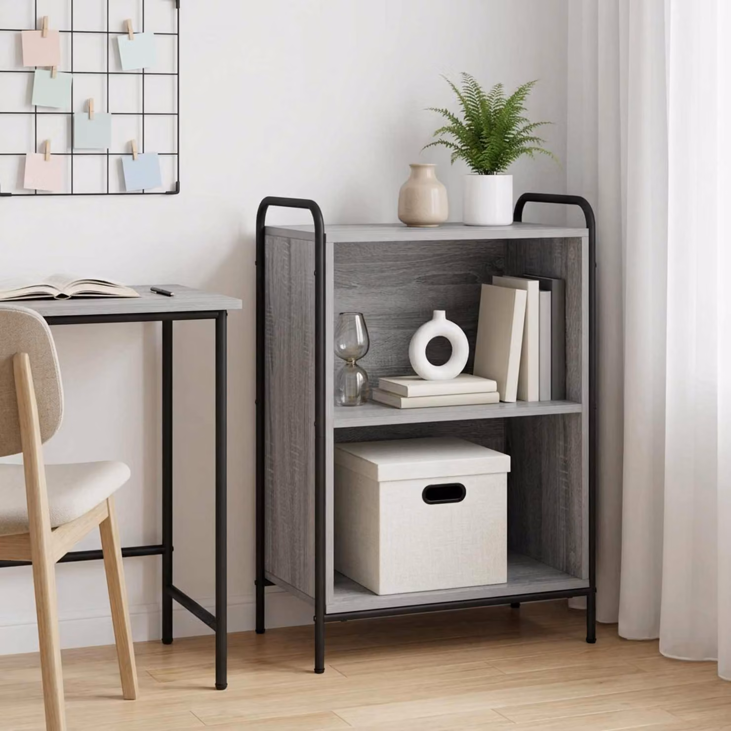 vidaXL Armadio per Libri 55,5 x 33 x 174 cm Legno ingegnerizzato
