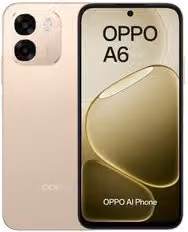 Smartphone Oppo A6 Aurora Gold con Display da 6,75 pollici, 256 GB di memoria e 6 GB di RAM, Connettività 4G LTE