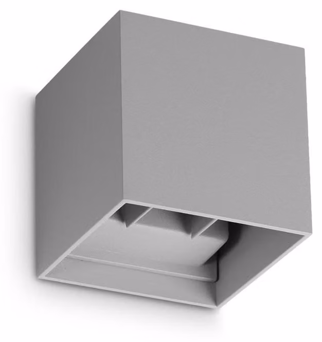 Applique Esterno Collezione ATOM 12W Luce Naturale Grigia Ideal Lux